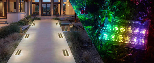 Light Up Your Spaces with SHONE’s 6x9 Solar RGBW and Warm White Paver Lights - SHONE