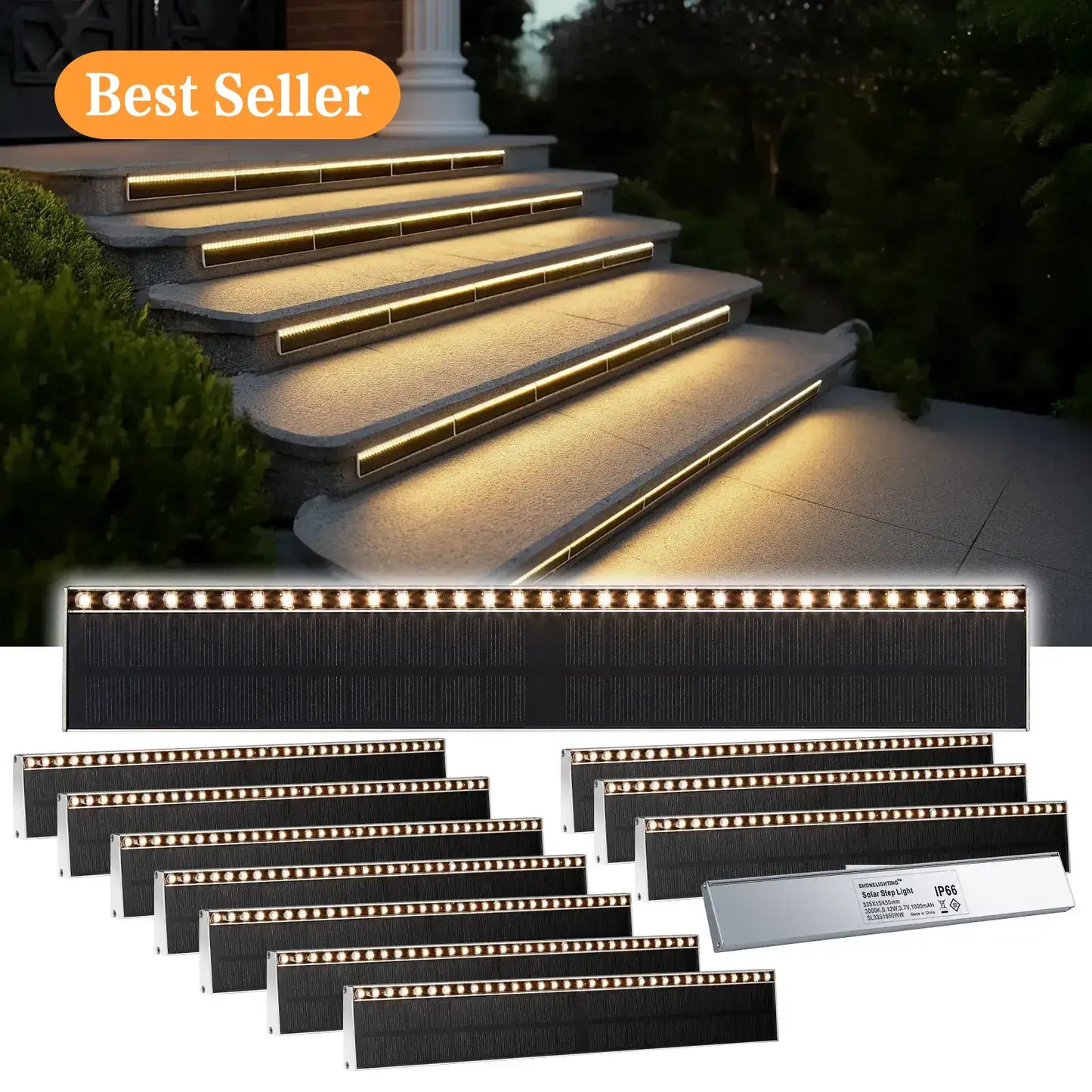 Solar Step Light 12-Pack