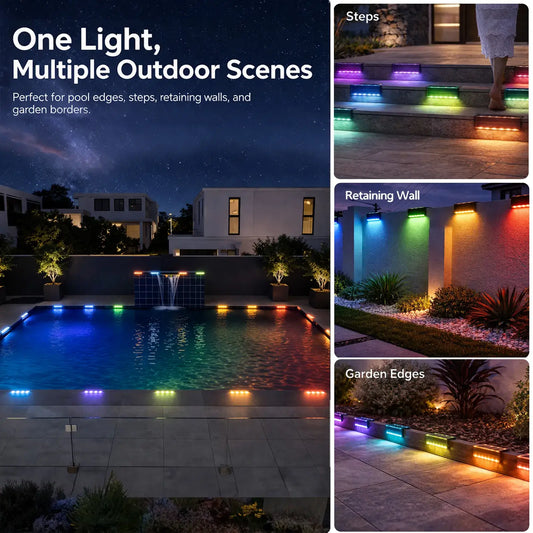 color-changing inground pool lights