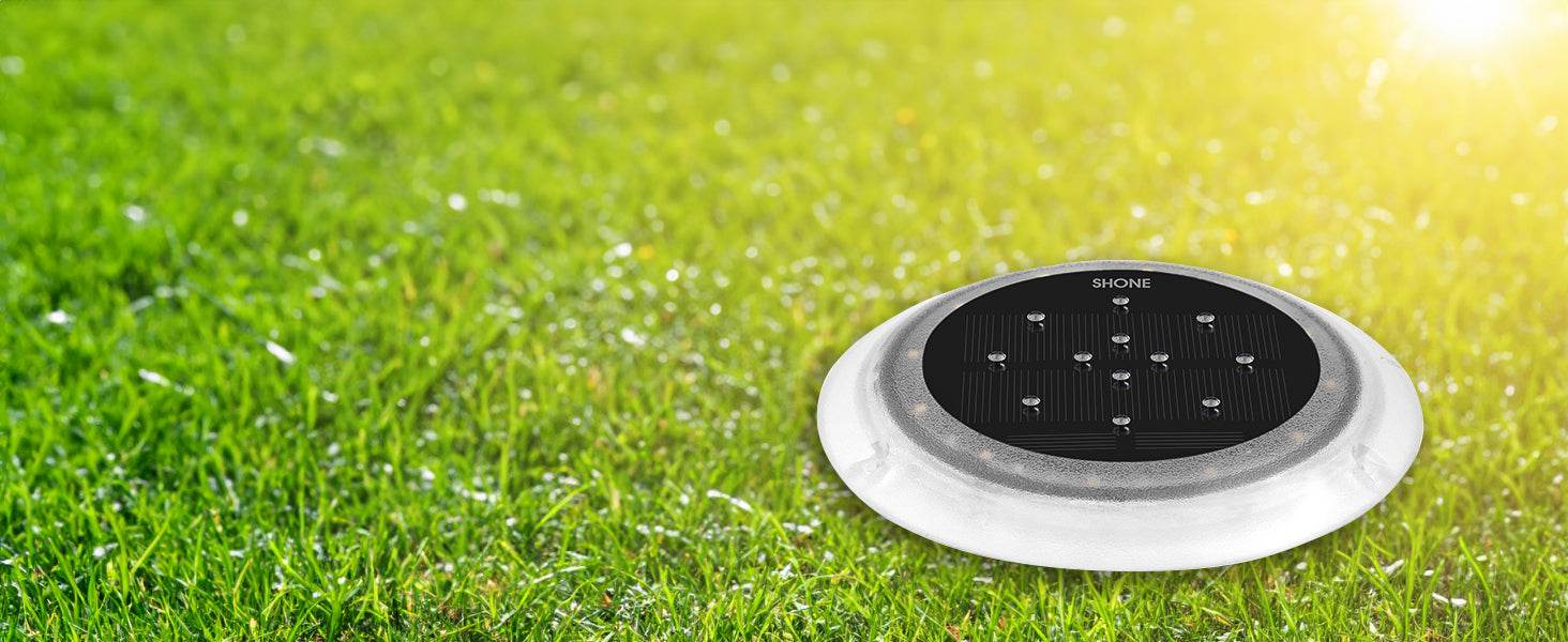 flat solar ground lights