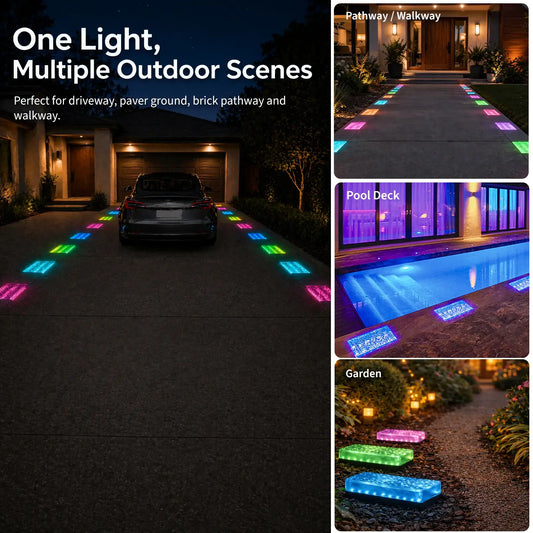 paver solar lights