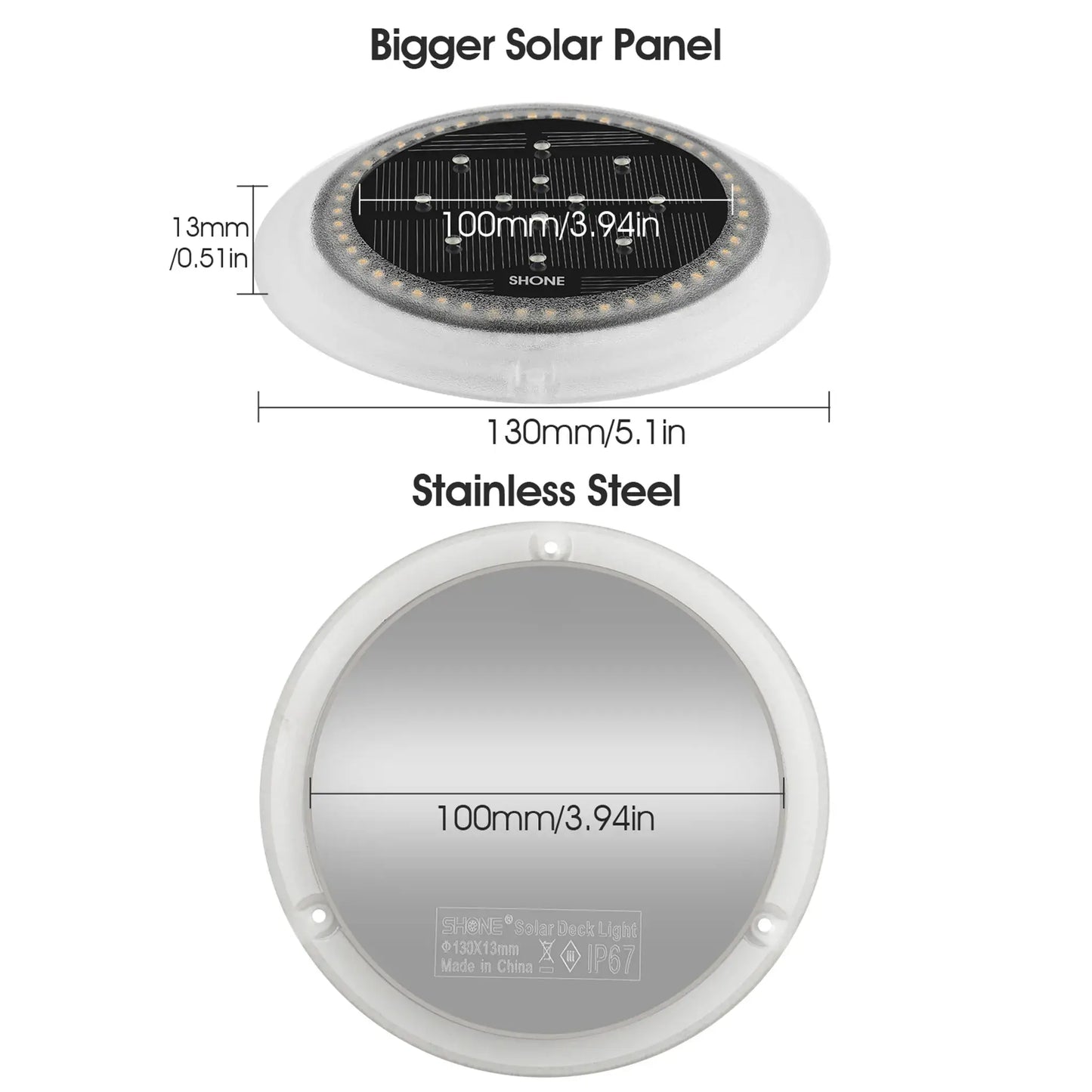 solar led deck lights