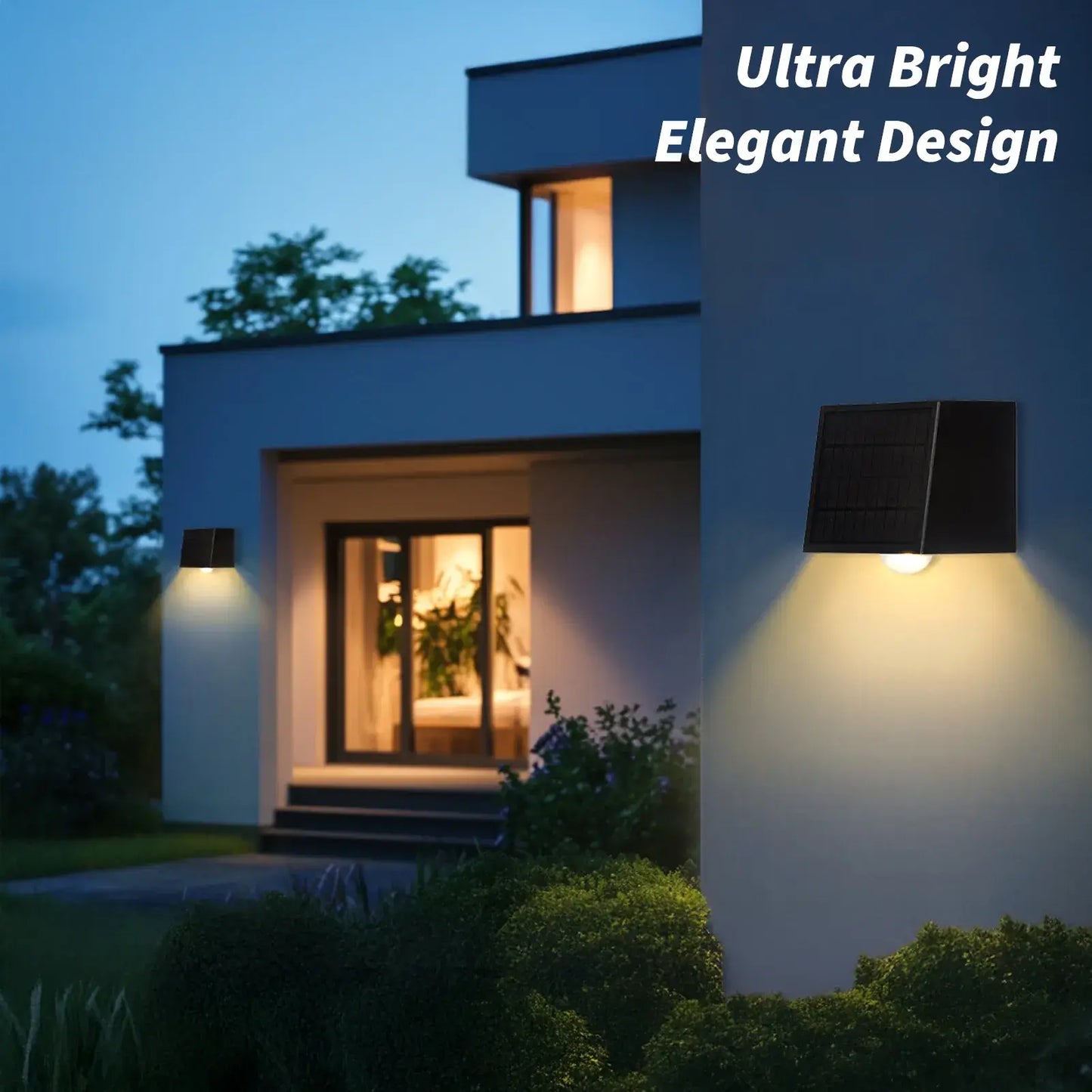 solar outdoor wall lights