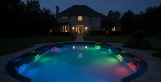 Inground pool solar lights are trending for summer