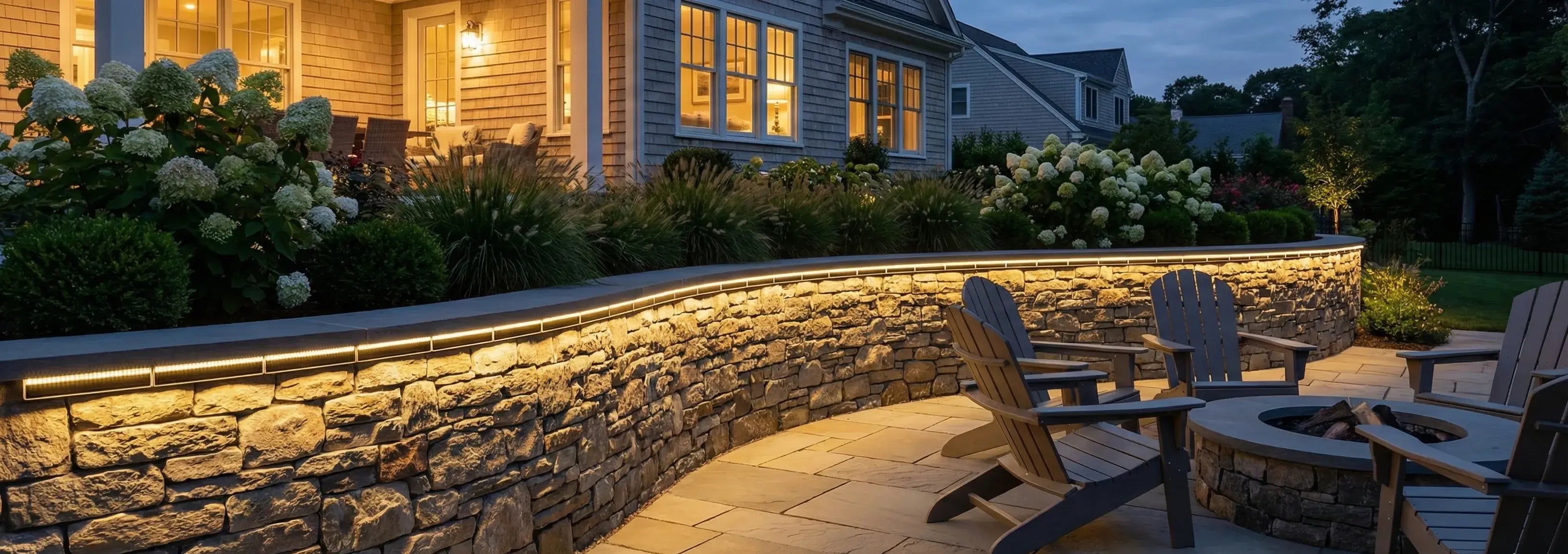 How do I Add Lights to an Existing Retaining Wall? | SHONE