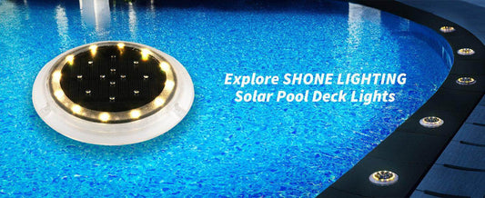 Brighten Your Outdoor Spaces with SHONE Solar Round Deck Lights - SHONE