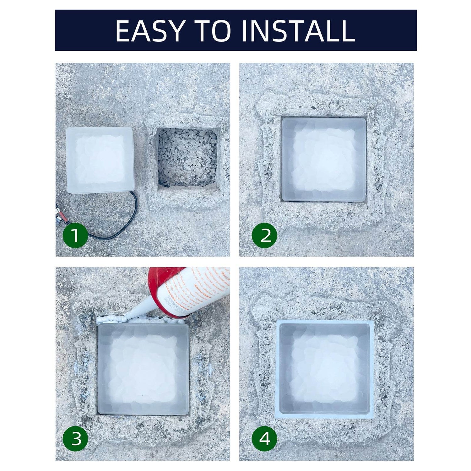 4X4 Paver Lights Installation Steps