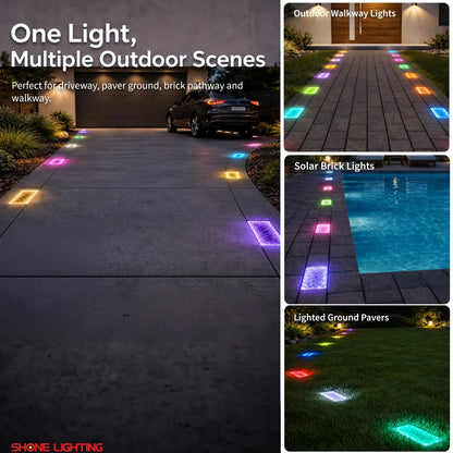 4x8 solar paver lights​