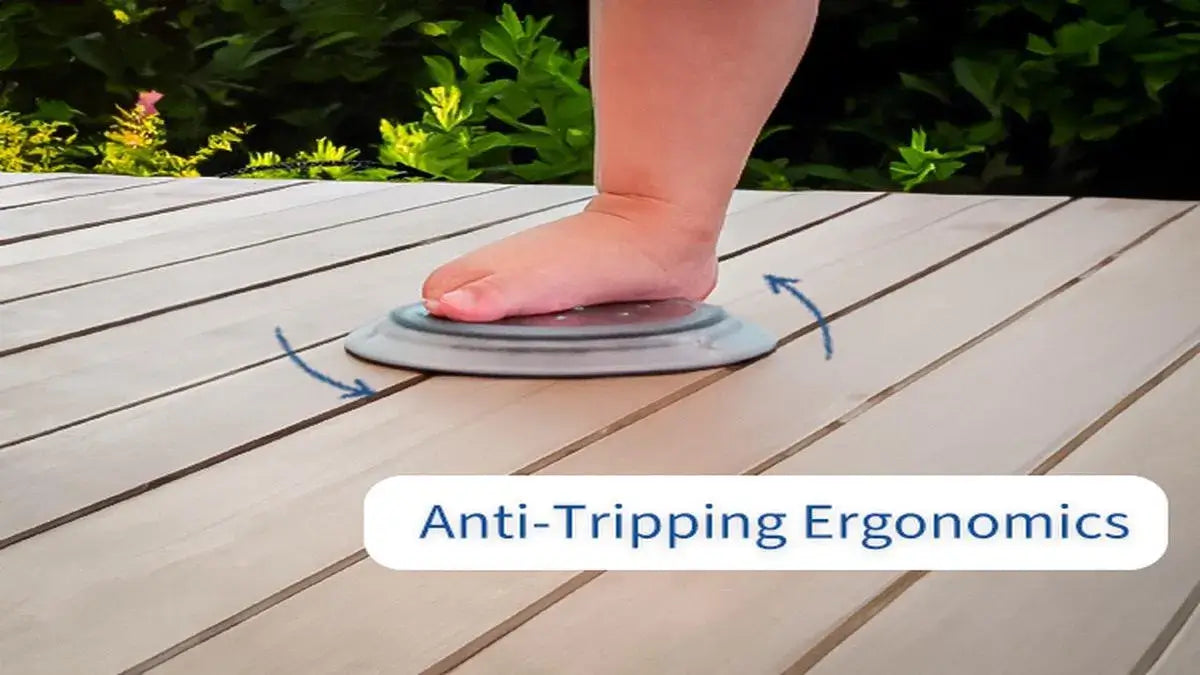 Anti Slip Flat Solar Lights