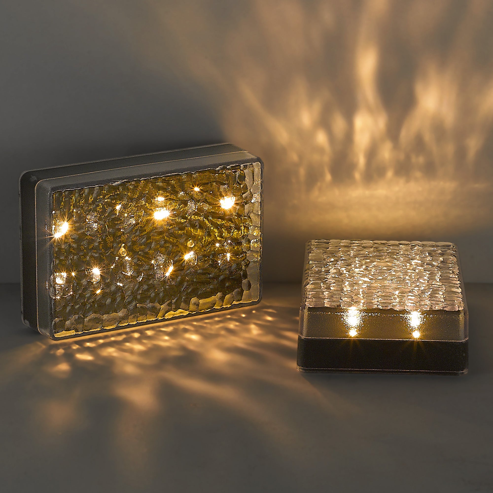 Crystal Look Solar Brick Light