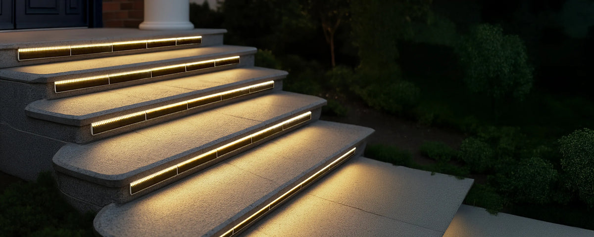 Customizable Length Solar Step Lights