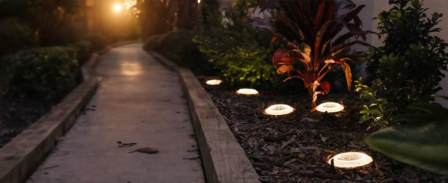 Flat Solar Landscape Lights