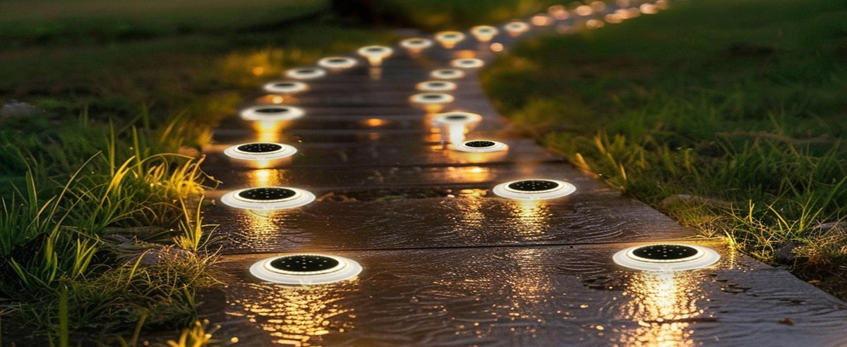 Flat Solar Lights for Walkway