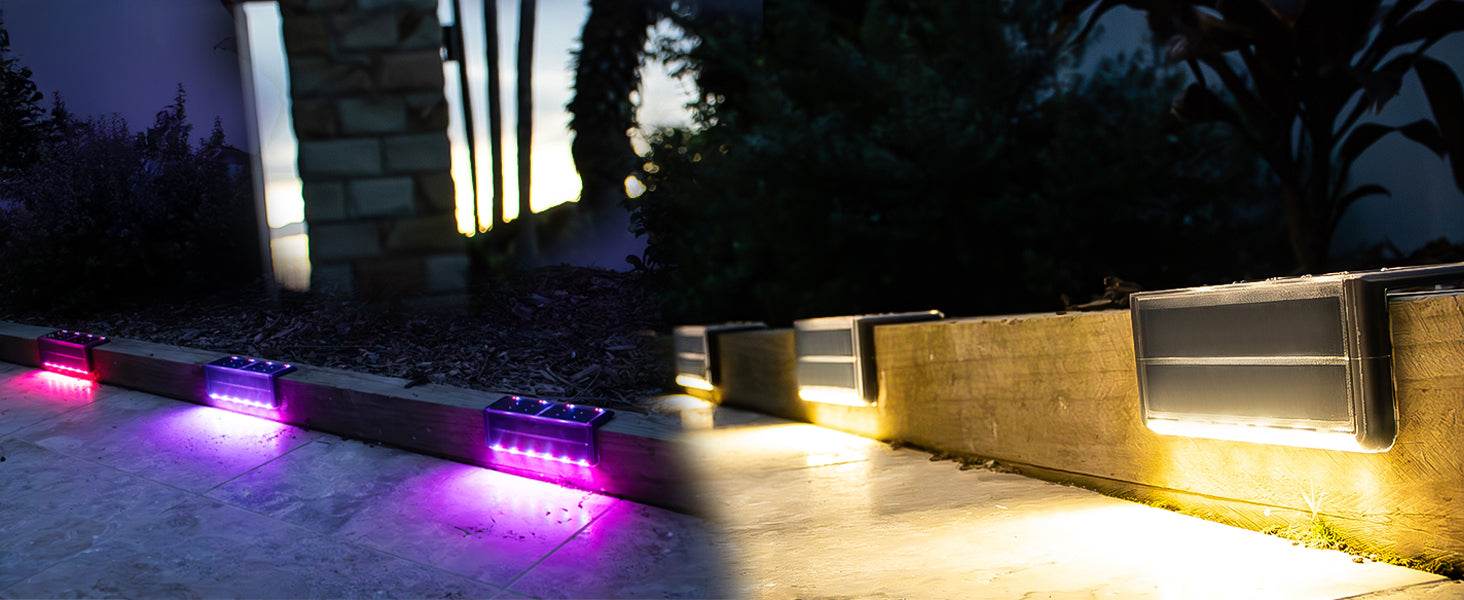 Lights in Concrete Steps