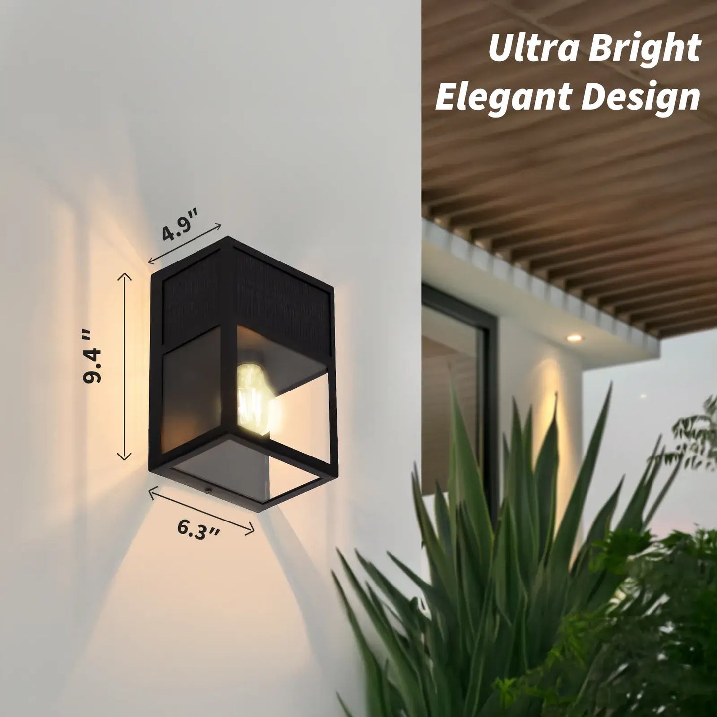 Outdoor Solar Front Porch Lights