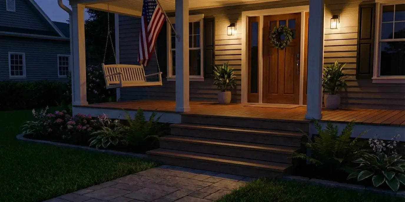 Outdoor Solar Step Lights Before Use