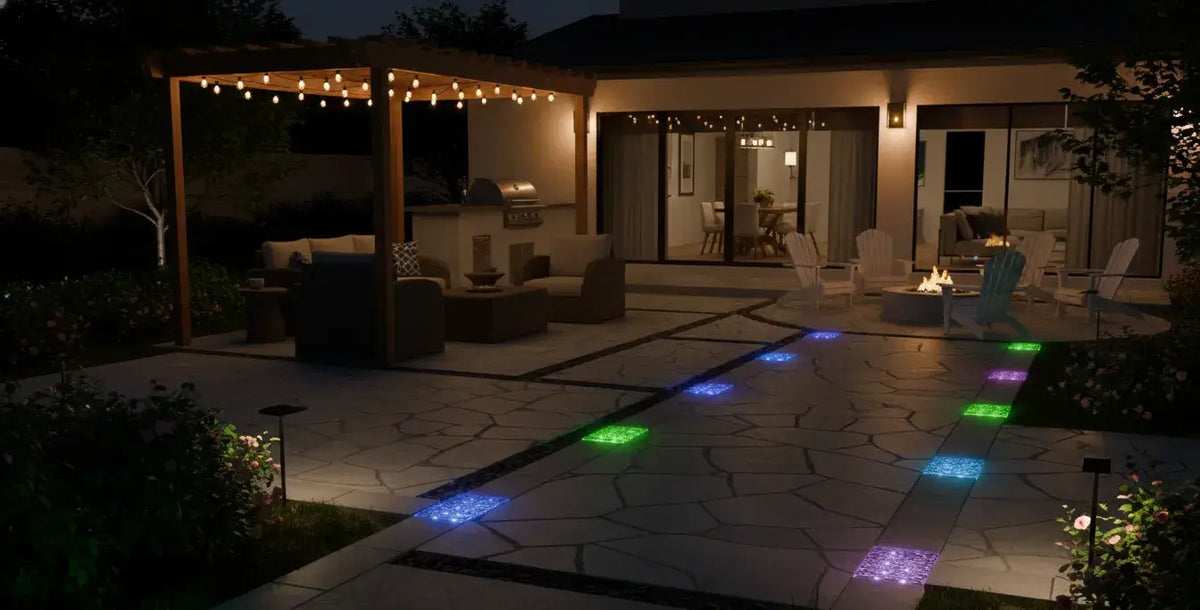 Patio Paver Lights