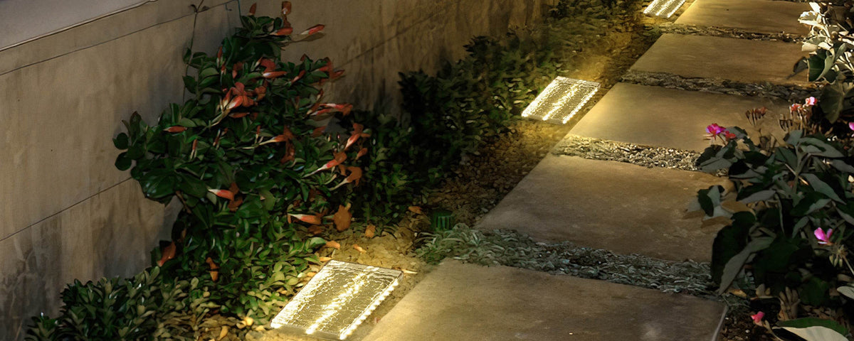 Pavers with Lights in Them