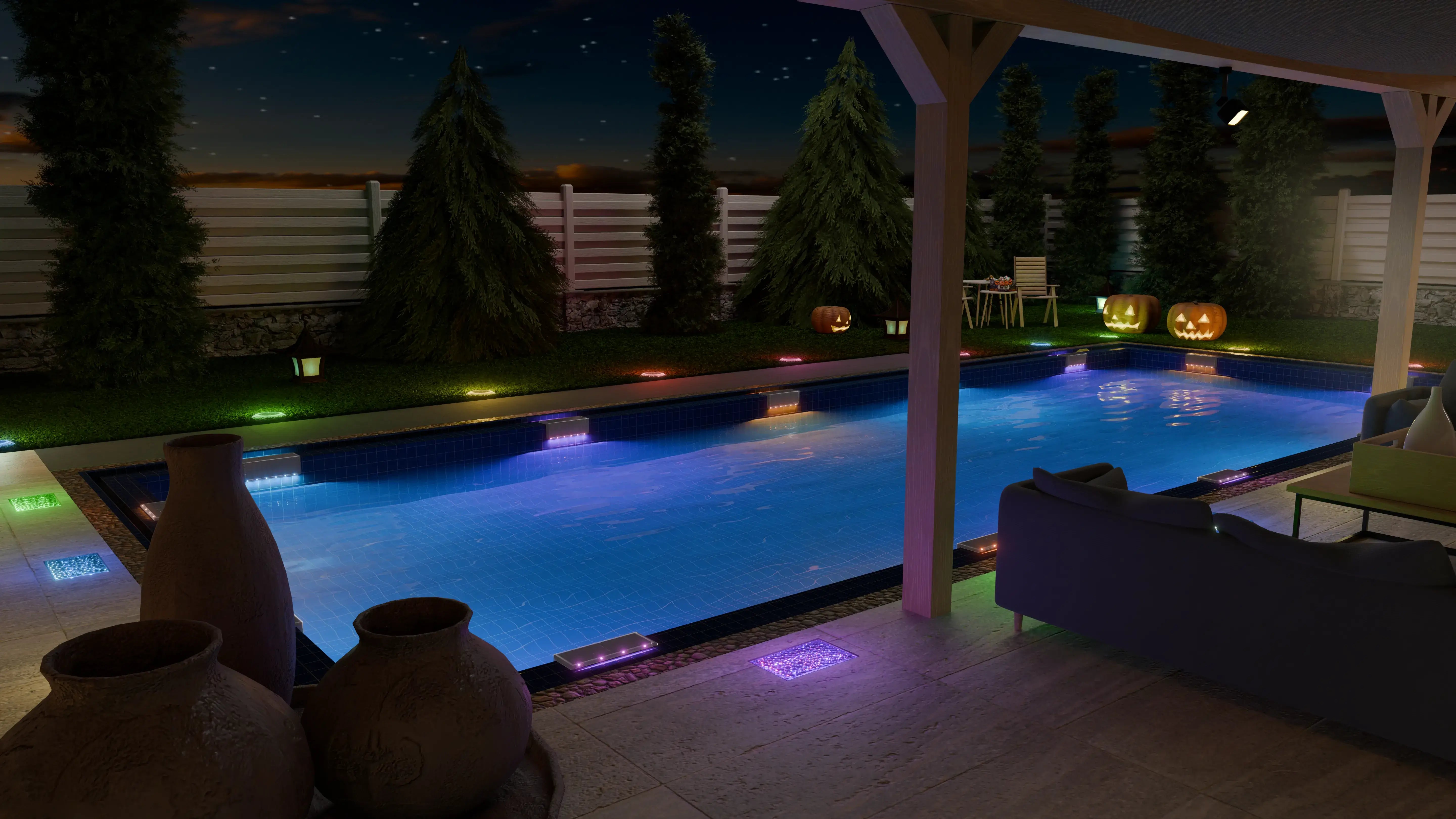 Pool Lights Solar Powered​