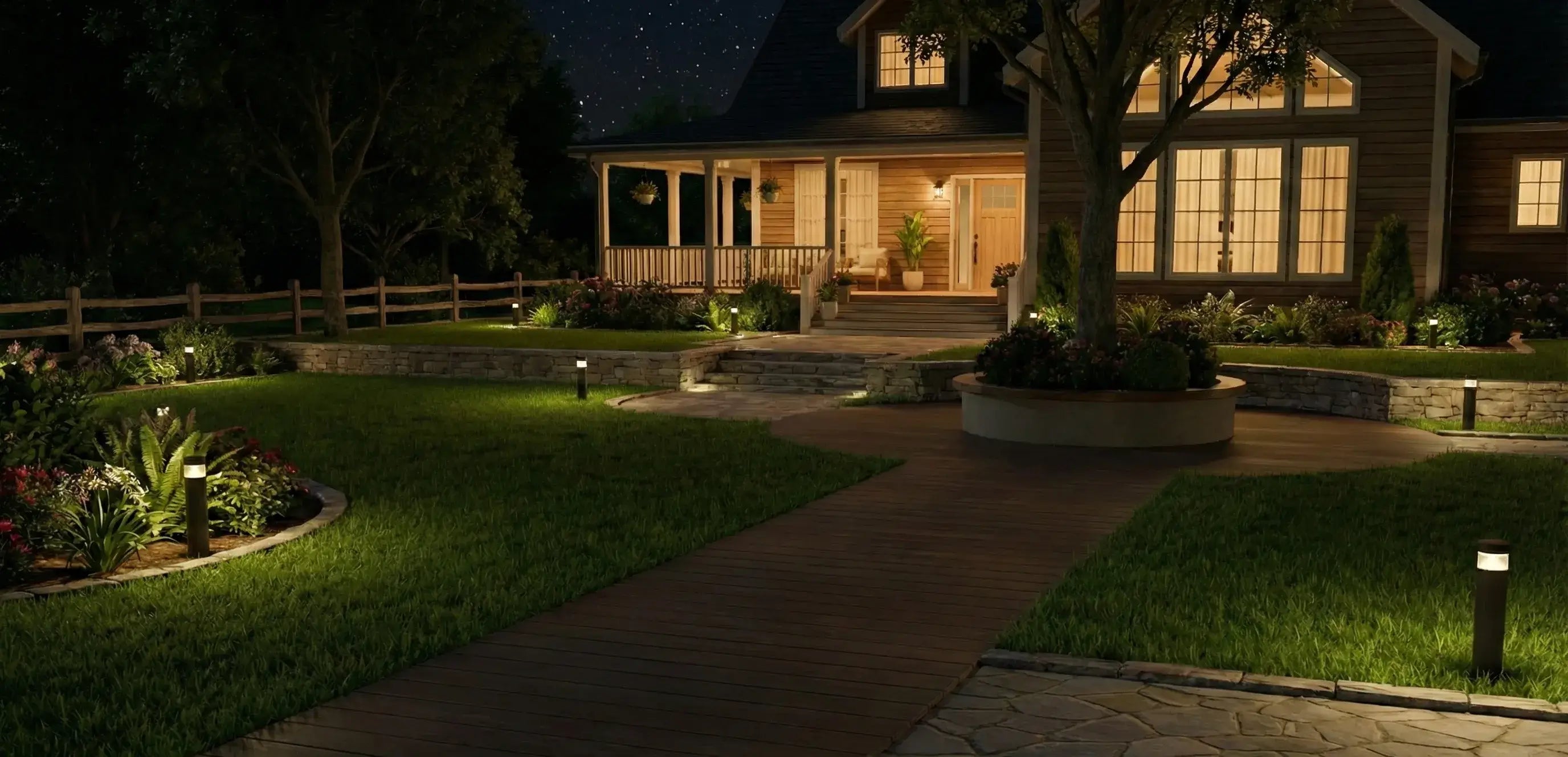Recessed Solar Deck Lights Before Use