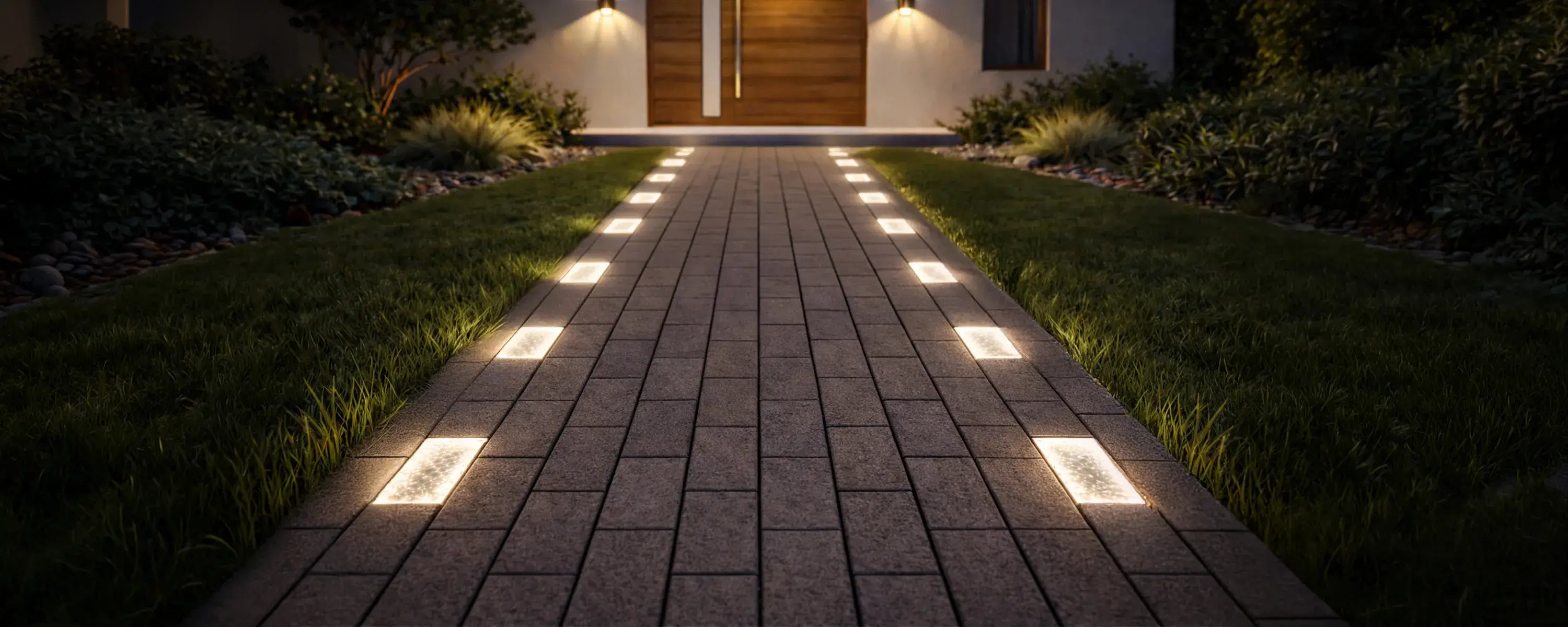 SHONE Frosted Solar Paver Light