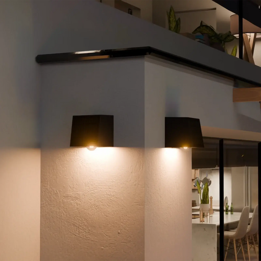 SHONE Outdoor Solar Wall Light