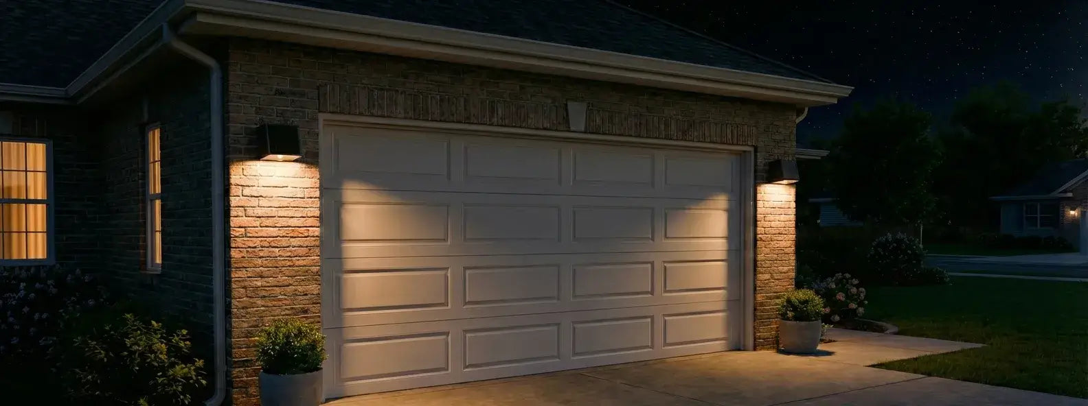 SHONE Outdoor Solar Wall Light After Use
