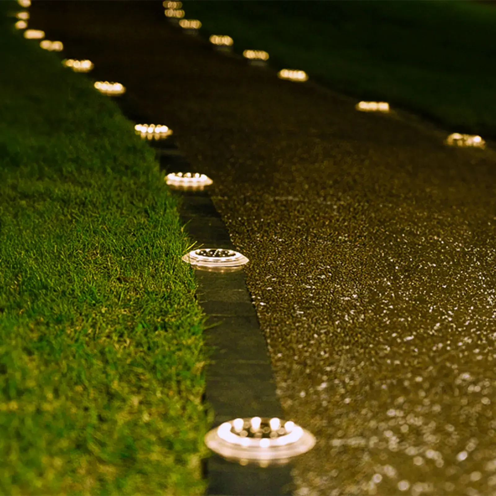 SHONE Solar Deck Light 12-LED