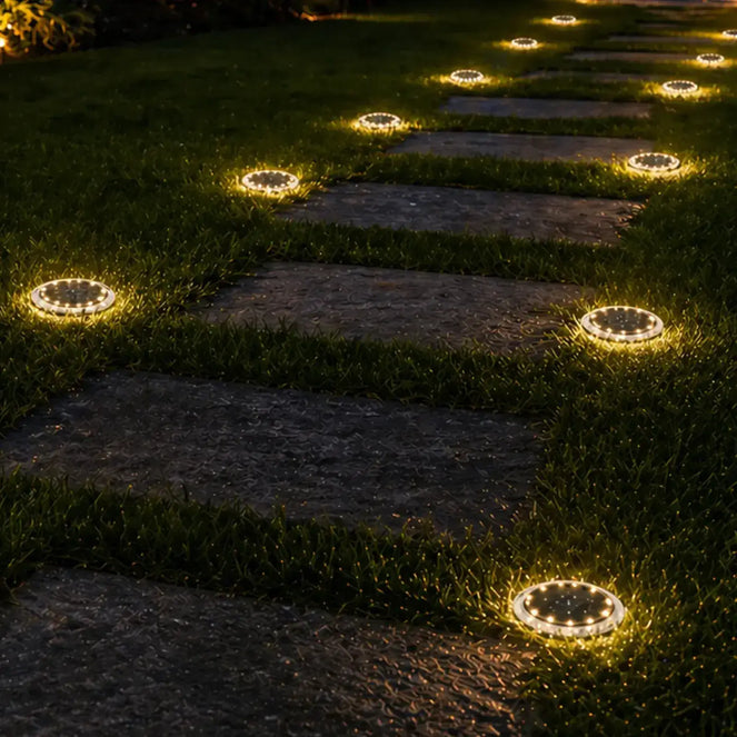 SHONE Solar Deck Light 12-LED