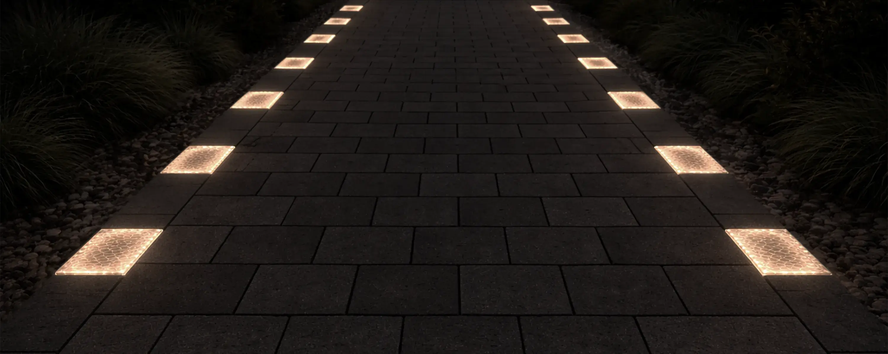 SHONE Solar Paver Light 4x8 After Use
