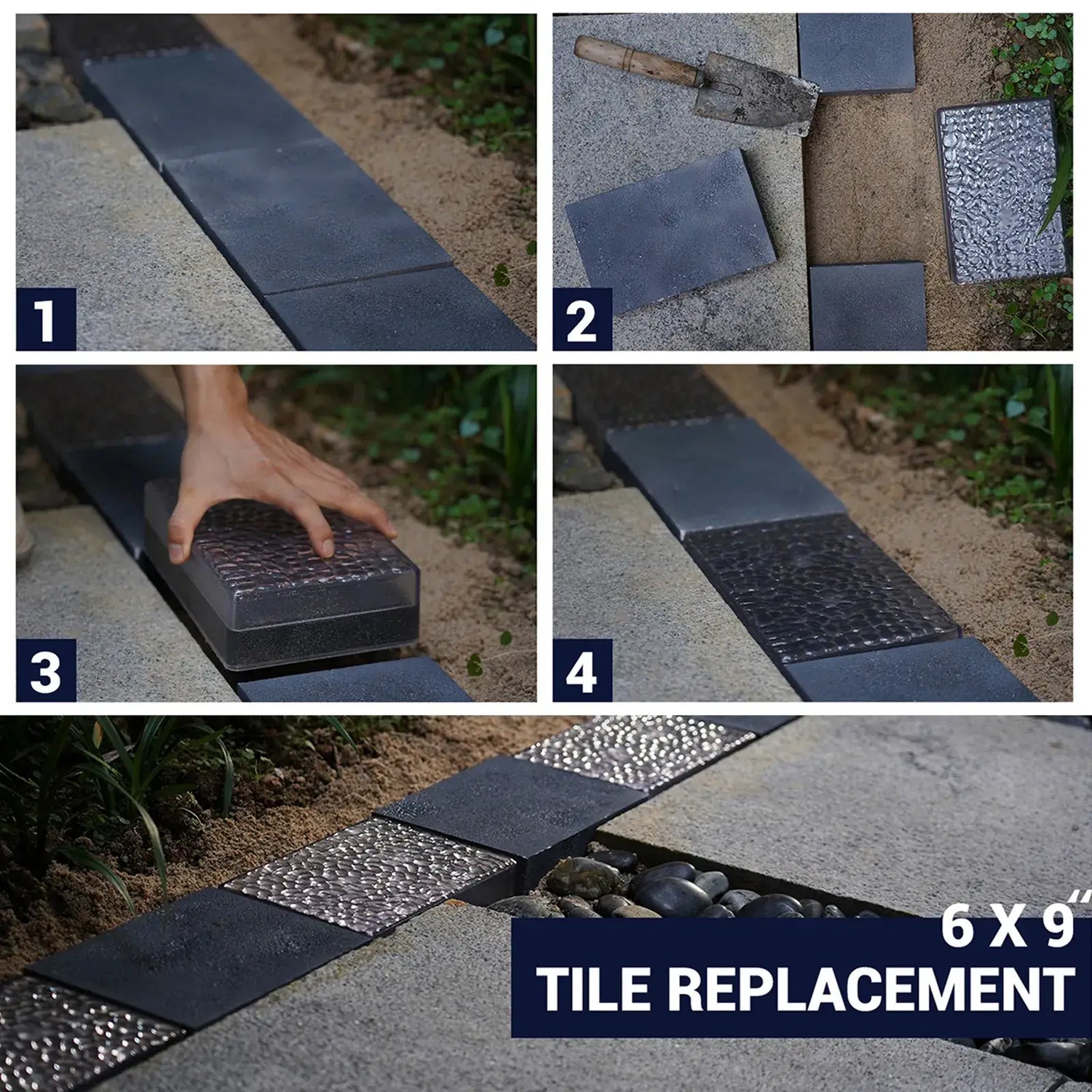 SHONE Solar Paver Light 6x9 Installation Guide