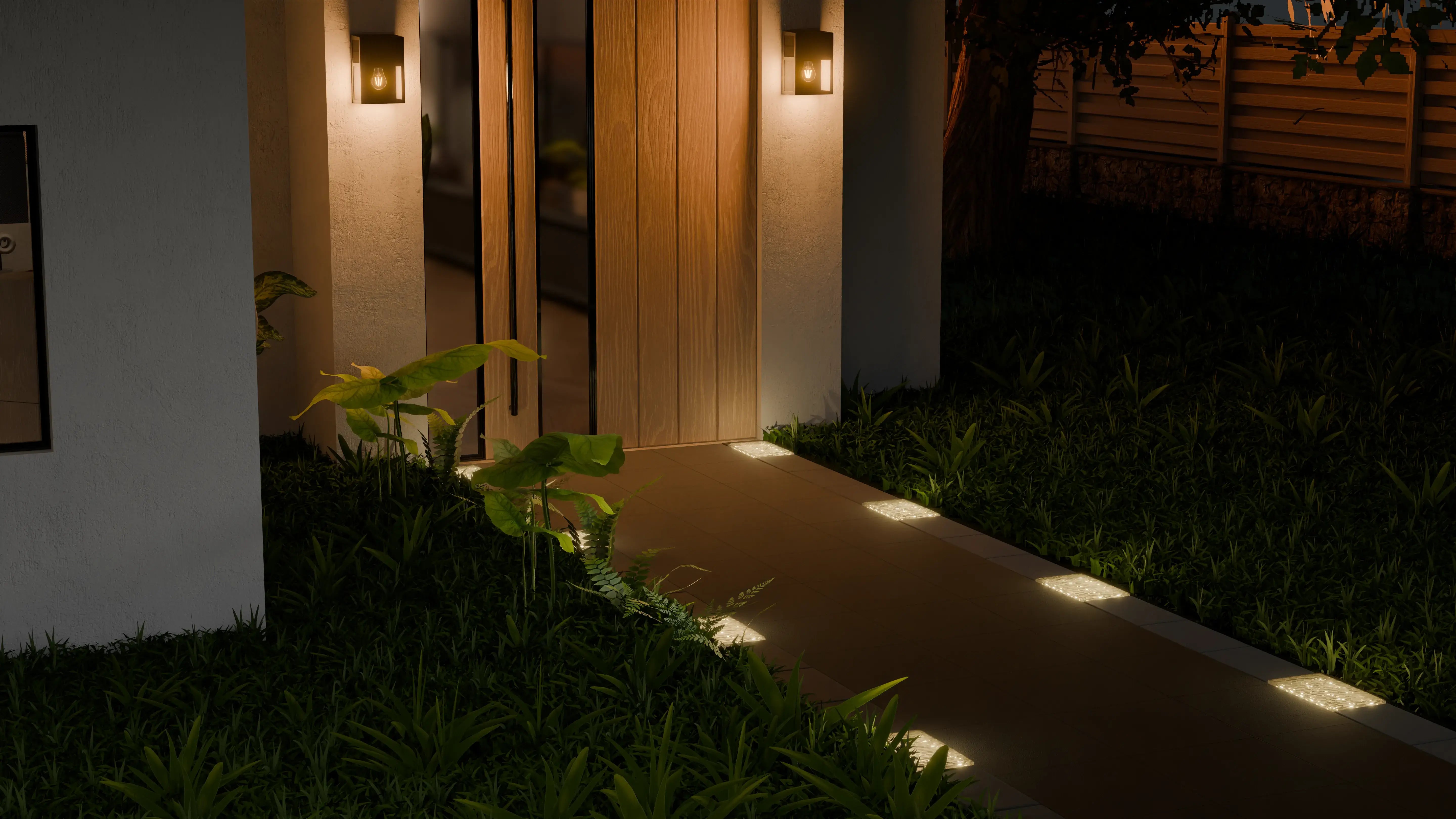 SHONE Solar Paver Lights 6x9