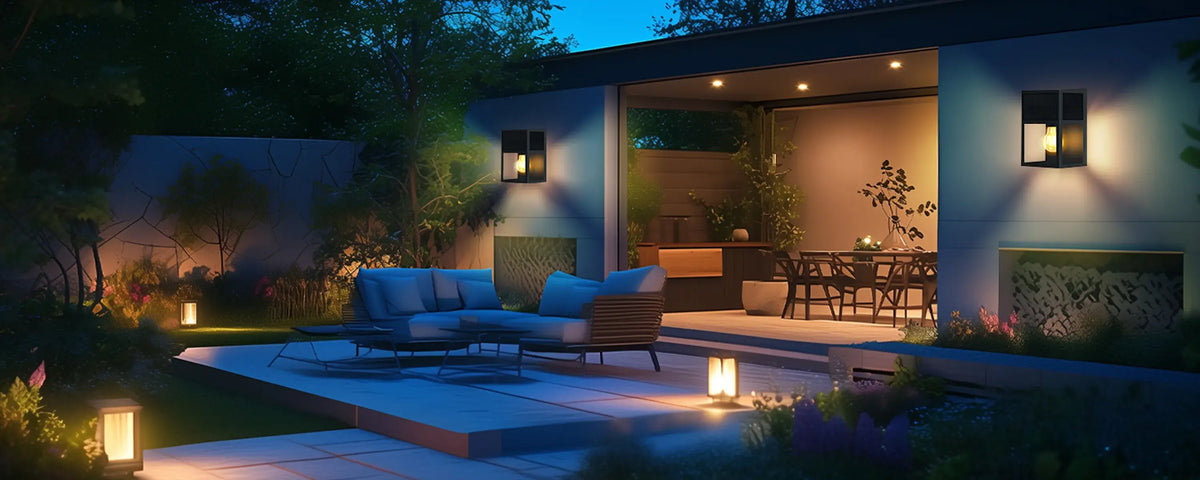 SHONE Solar Porch Lights