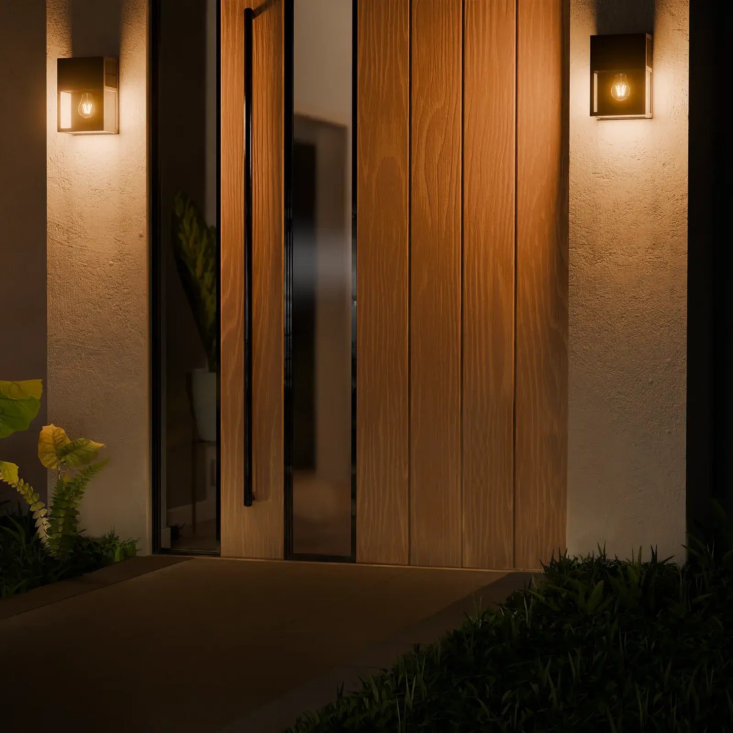 SHONE Solar Wall Lantern