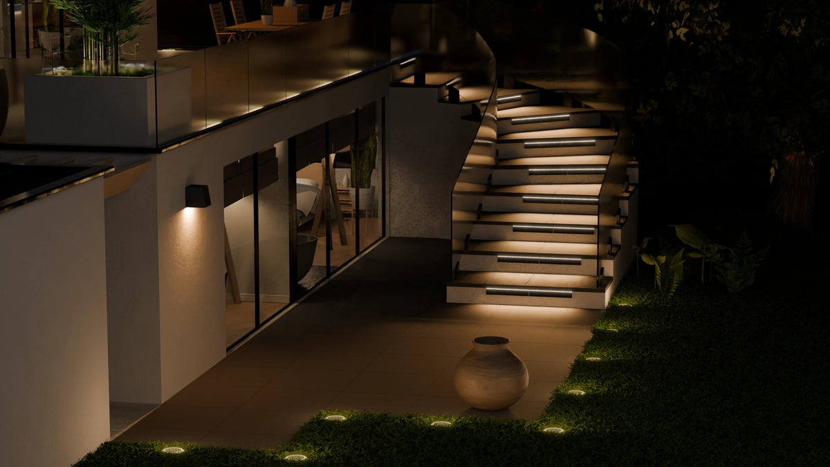 Solar Deck Stair Lights​
