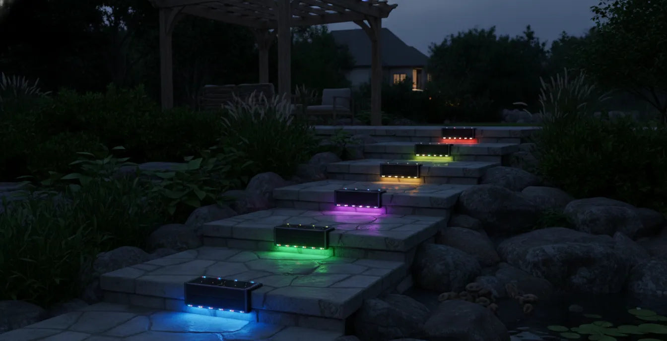 Solar Lights for Stone Steps