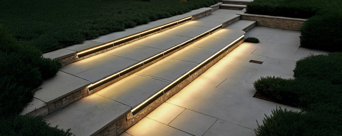 Solar Outdoor Step Lights for Concrete