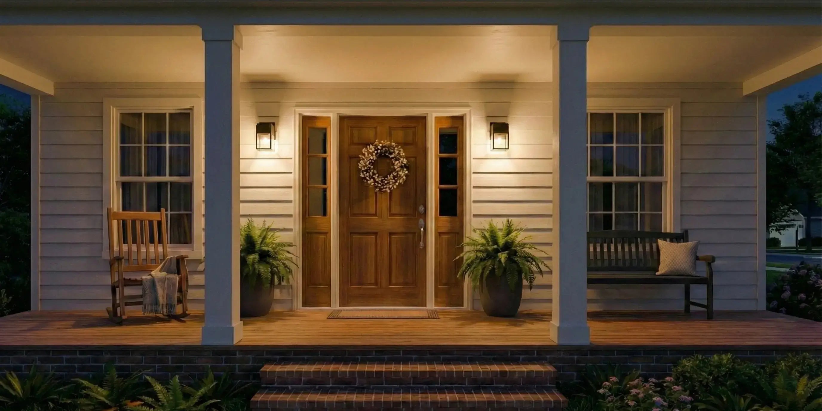 Solar Porch Lights After Use