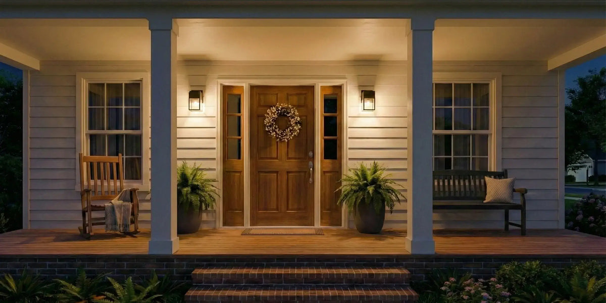 Solar Porch Lights After Use