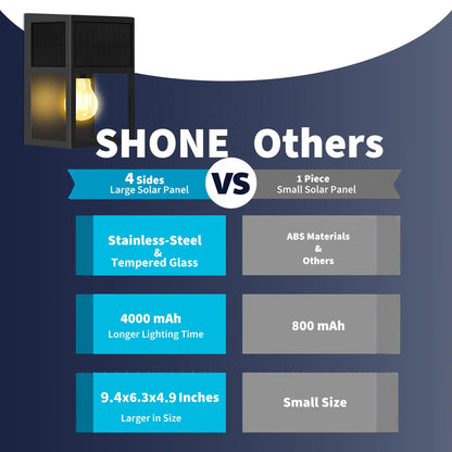 Solar Porch Lights Outdoor 