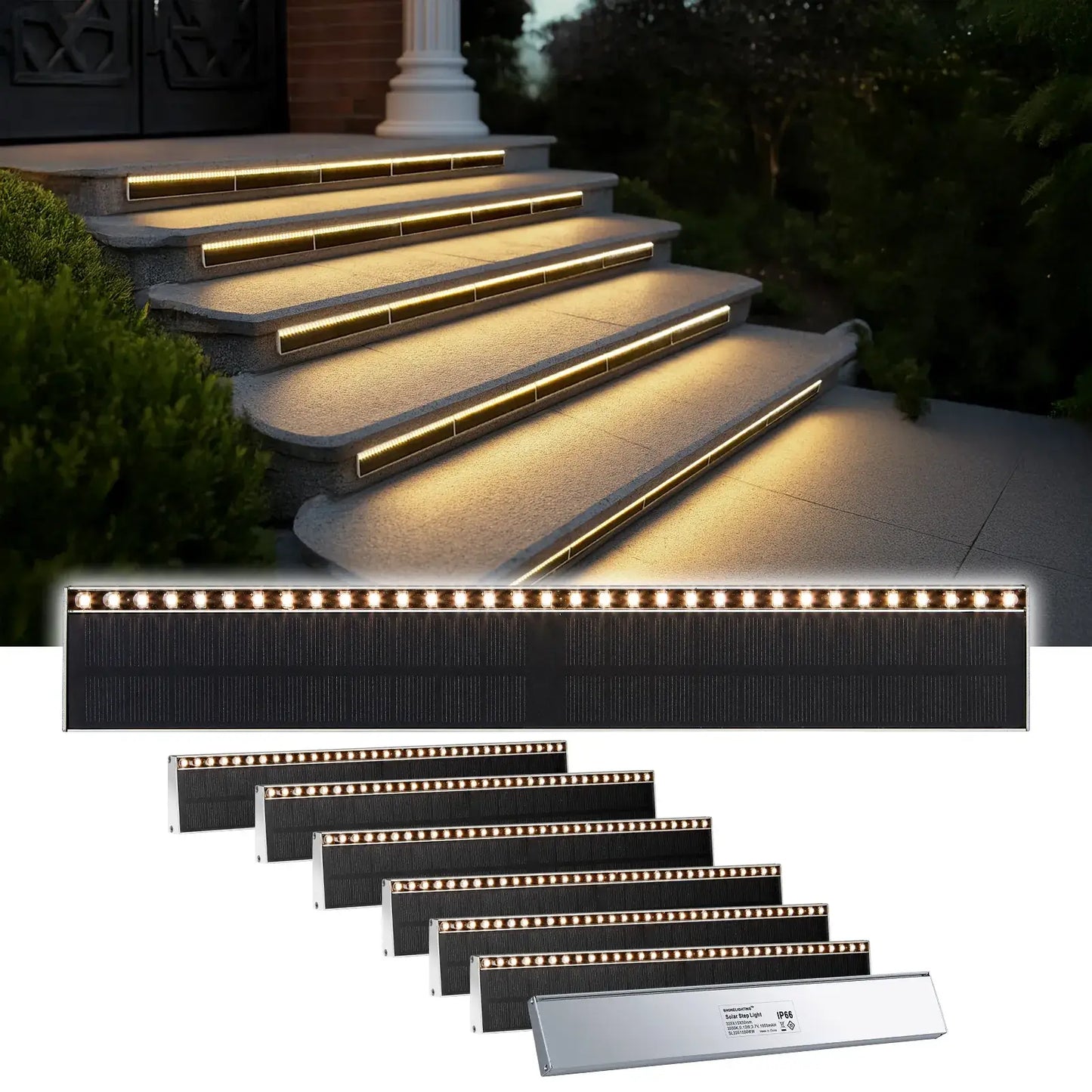 Solar Step Light 8-Pack
