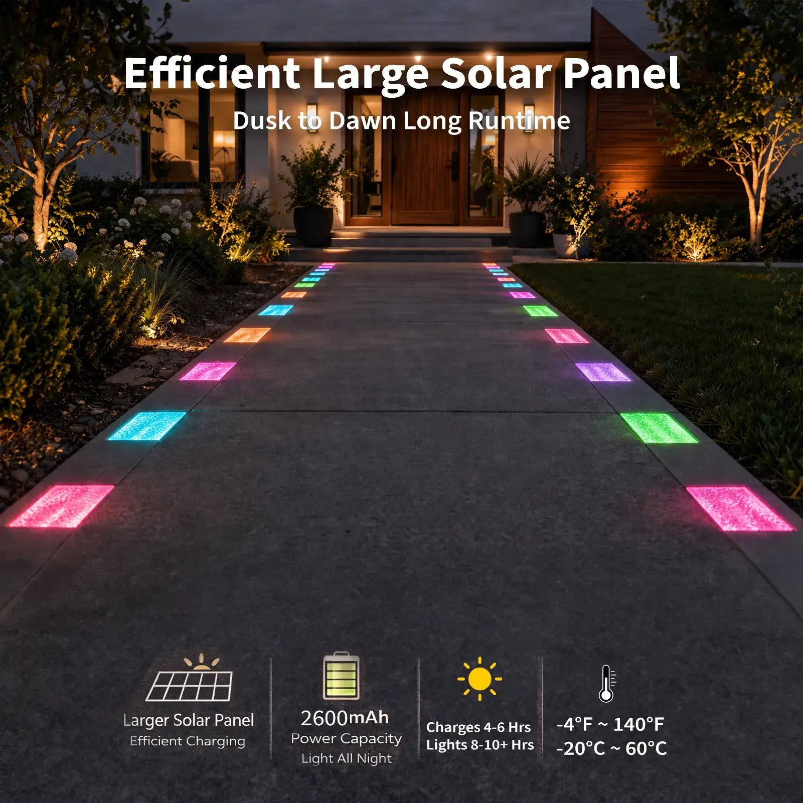 brick lights solar​