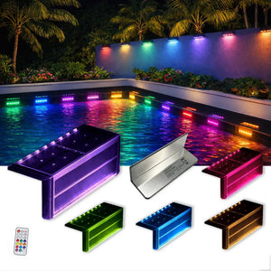 color-changing solar pool lights 6-Pack