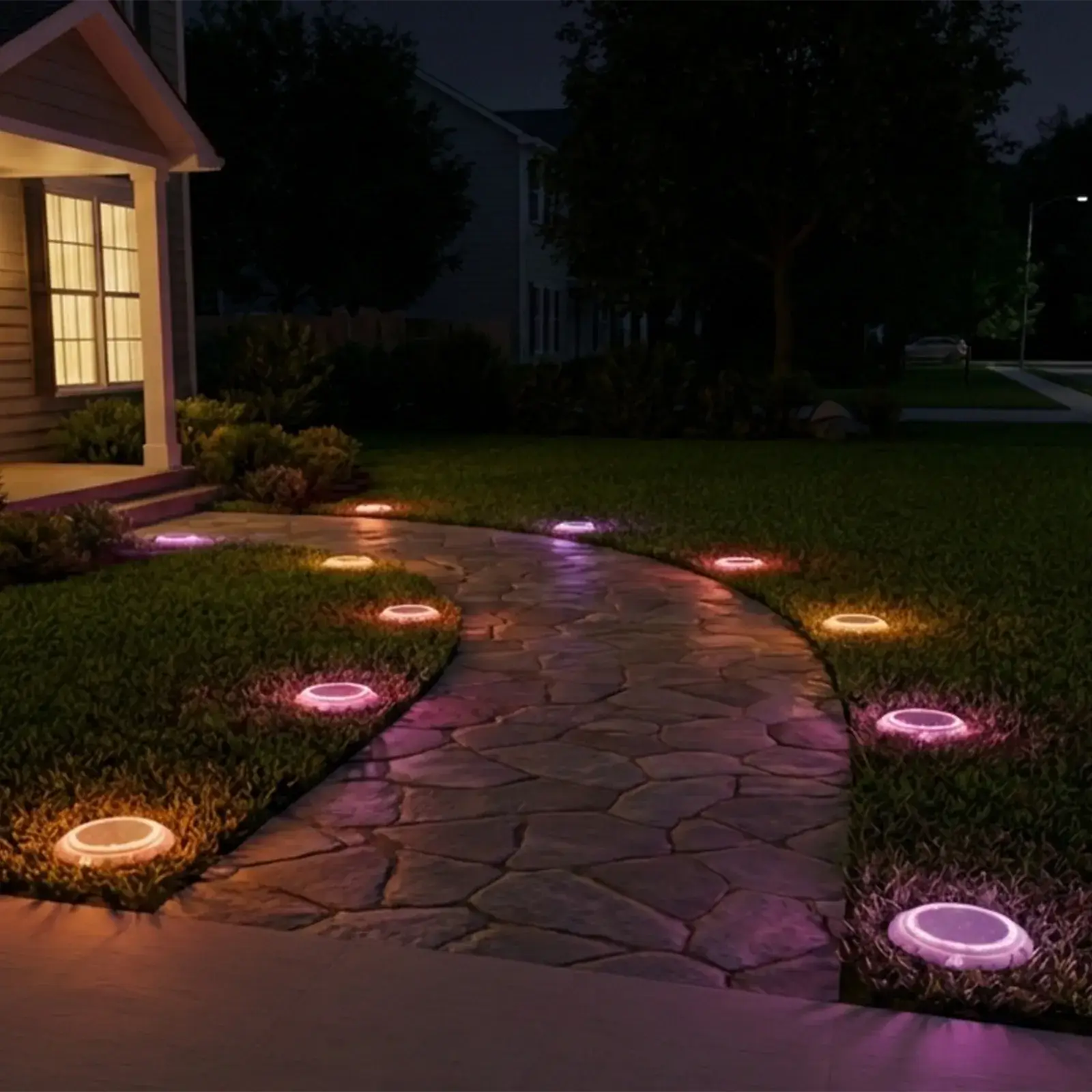 deck solar light