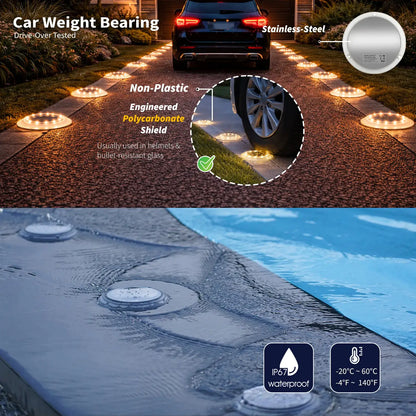 disc solar lights​