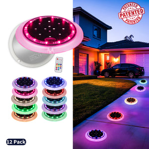 flush mount solar deck lights