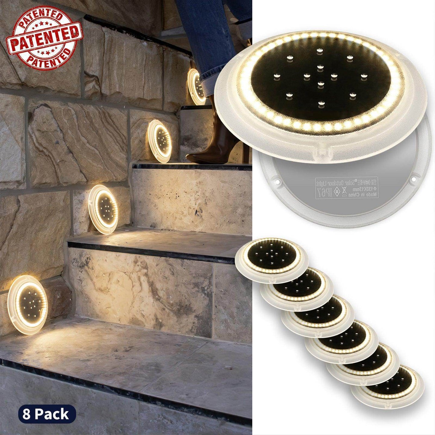 outdoor deck floor lights