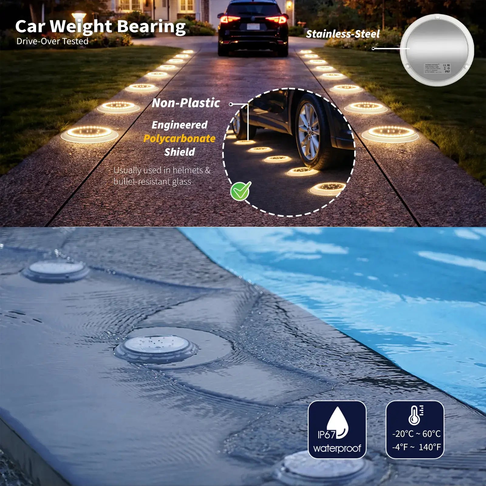 outdoor deck solar lighting​