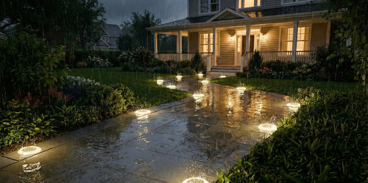 outdoor solar deck lights​