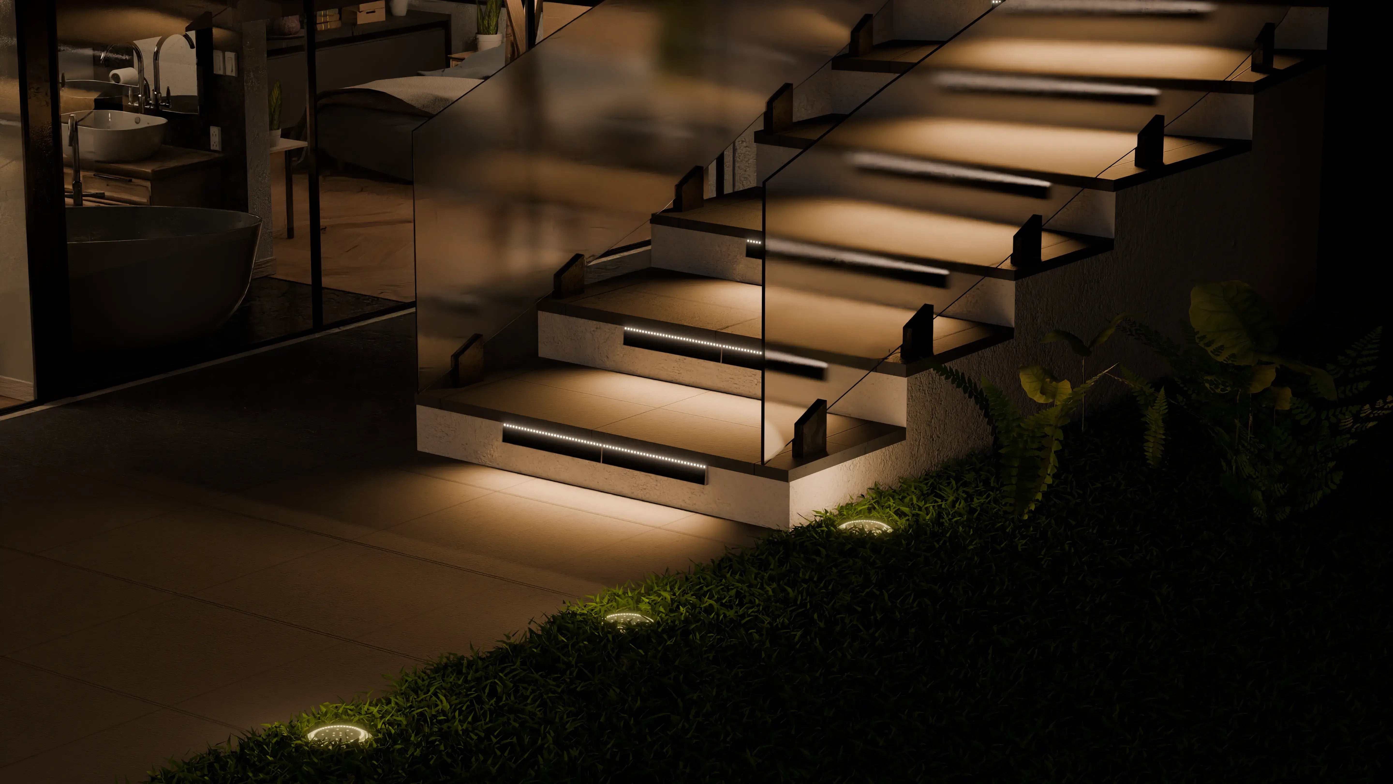 outdoor solar step light​